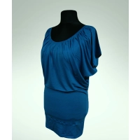 Sukienka Daniela z mocno marszczonym dekoltem - dla puszystej